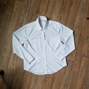 Travel Smith uility chambray wrinkle free work top